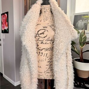 Hollister white jacket